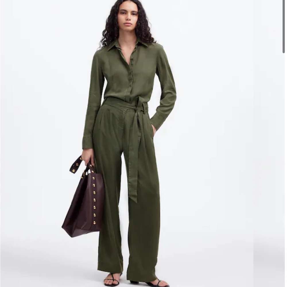 Madewell Olive Green Jumpsuit - new with tags